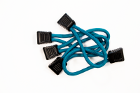 Paracord Zipper Pulls 5 Pcs Teal Fishbone Offroad