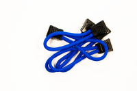 Paracord Zipper Pulls 5 Pcs Blue Fishbone Offroad