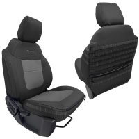 Bronco Seat Covers Tactical Front Seat Covers for 21-25 Ford Bronco Black/Graphite Bartact 