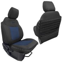 Bronco Seat Covers Tactical Front Seat Covers for 21-25 Ford Bronco Black/Navy Bartact 