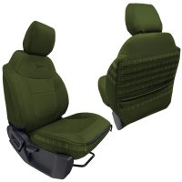 Bronco Seat Covers Tactical Front Seat Covers for 21-25 Ford Bronco Olive/Olive Bartact 