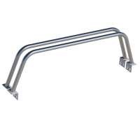 Frontier Bed Bar 19 Inch 05-22 Frontier Pair  Bare Steel Heavy Metal Off-Road