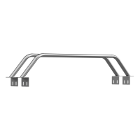 Frontier Bed Bar 9 Inch 05-22 Frontier Pair  Bare Steel Heavy Metal Off-Road