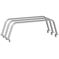 Titan Bed Bar 19 Inch 16-21 Titan 3 Set Bare Steel Heavy Metal Off-Road