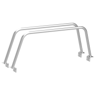 Titan Bed Bar 23 Inch 16-21 Titan Pair  Bare Steel Heavy Metal Off-Road