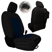 Jeep Seat Covers Wrangler JL Tactical Front Seat Covers 18-Up Wrangler JL 2 Door Black/Navy Barta...