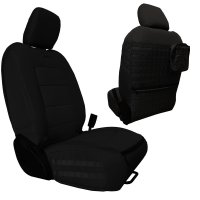 21-Up Jeep Gladiator Seat Covers Front Tactical Black/Black Pair For Mojave and 392 Editions Only...