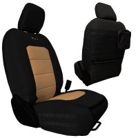 21-Up Jeep Gladiator Seat Covers Front Tactical Black/Coyote Pair For Mojave and 392 Editions Onl...