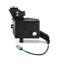 Aluminum Degas Tank, Fits Ram 6.7L Cummins 2013-2018, Micro-Wrinkle Black