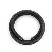 -6AN Braided Line, Black Nylon - 10ft