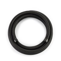 -6AN Braided Line, Black Nylon - 15ft