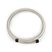 -10AN Braided Line, Stainless Steel - 6ft