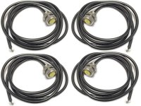 (4-Pack) - LED Bolt light - 3 watt, Cool White, Stainless Steel, 11mm, Silver Artec Industries