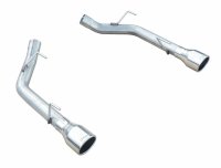 Axle Back System Split Rear Dual Exit Hardware Incl 2.5 in Intermediate Pipe And Tailpipe Natural...