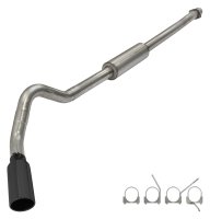 Raptor Catback Exhaust Kit 4 Inch Black Tips For 11-14 Raptor Pypes Exhaust