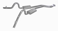 Cat Back Exhaust System 78-88 GM G-Body Split Rear Dual Exit 2.5 in Intermediate Pipe And Tailpip...