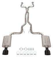2008-2009 G8 Cat Back Violator Exhaust System 304/409 Stainless Black Powder Coated SGG62VB