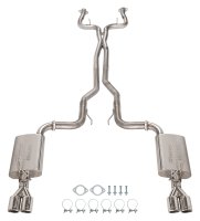 2008-2009 G8 Cat Back Violator Exhaust System With Quad Tips 304/409 Stainless SGG63V