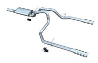 2010-2024 GM 1500 Series 5.3L and 4.8L Cat Back Exhaust System 409 Stainless Steel Violator Muffl...