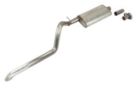Cat Back Exhaust System 91-01 Cherokee XJ Single Rear Exit 2.5 in Intermediate And Tail Pipe Stre...