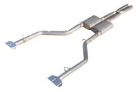 Cat Back Exhaust System Split Rear Dual Exit 08-14 Challenger V8 Exc SRT8 2.5 in Intermediate And...