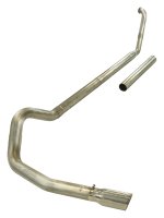 **Discontinued**Turbo Back Exhaust System Single Side Exit 94-98 Ford 4 in Intermediate Hardware ...