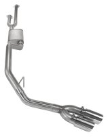 Cat-Back Exhaust System 14-21 Split Side Dual Exit 2.5 in Intermediate And 3 in Tail Pipe Violato...