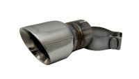 Single 3.5 Inch Polished Pro-Series Tip (Clamp Included) 2.5 Inch Inlet Universal Stainless Steel...