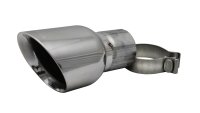 Single 4.5 Inch Polished Pro-Series Tip (Clamp Included) 3.0 Inch Inlet Fits 09-17 Dodge Ram (2 R...