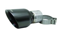 Single 4.5 Inch Black Pro-Series Tip (Clamp Included) 3.0 Inch Inlet Fits 09-17 Dodge Ram (2 Requ...