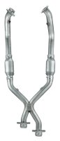 1996-1998 Mustang X-Pipe Exhaust Kit High Flow Catalytic Converters EPA Compliant 409 Stainless S...