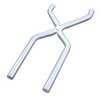 Exhaust X-Pipe Kit Intermediate Pipe 2.5 in Hardware Incl Polished 304 Stainless Steel Pypes Exha...