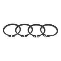 Full Circle Snap Rings Dana 30/44/GM 8.5 Inch 297X U-Joint W/Aftermarket Axle (4) Full Circle Sna...