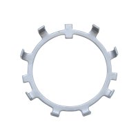 Spindle Nut Retainer 2.030 Inch I.D. 8 Bent Over Tabs. 2.030 Inch Id Bent Tab Retainer 8 Bent Ove...