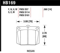 HAWK HT-10 Brake Pad Sets