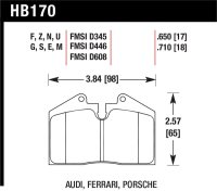 HAWK Blue 9012 Brake Pad Sets