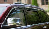 Auto Ventshade 794030 Low Profile Ventvisor Side Window Deflector with Chrome Trim, 4-Piece Set f...