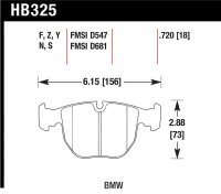 HAWK HPS Brake Pad Sets