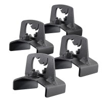 Go Rhino 5950130T - XRS/SRM Rhino Tie Down Kit (Includes Four Tie Downs) - Textured Black