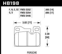 HAWK HPS 5.0 Brake Pad Sets