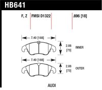 HAWK HPS Brake Pad Sets