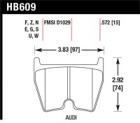 HAWK HPS Brake Pad Sets