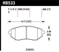 HAWK Ceramic Brake Pad Sets