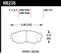 HAWK HPS Brake Pad Sets