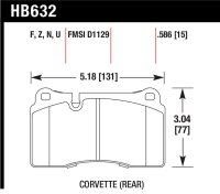 HAWK Ceramic Brake Pad Sets