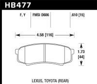 HAWK HPS Brake Pad Sets