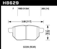 HAWK HPS 5.0 Brake Pad Sets