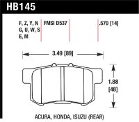 HAWK HPS Brake Pad Sets