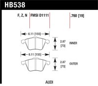HAWK Ceramic Brake Pad Sets