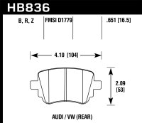 HAWK HPS 5.0 Brake Pad Sets